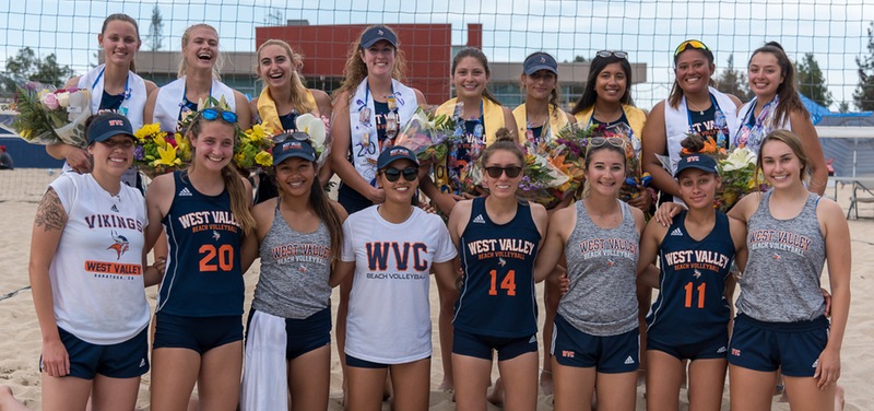 WVC celebrates its 2019 sophomores and the Coast title after defeating Cabrillo